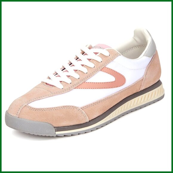 Casual Lace-Up Sneakers with Rubber Outsole and EcoOrtholite Insole